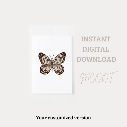 Boho Butterfly Print – MCOOT